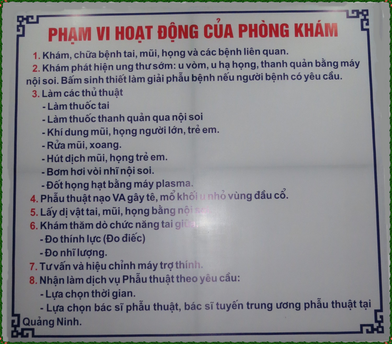 bảng giá